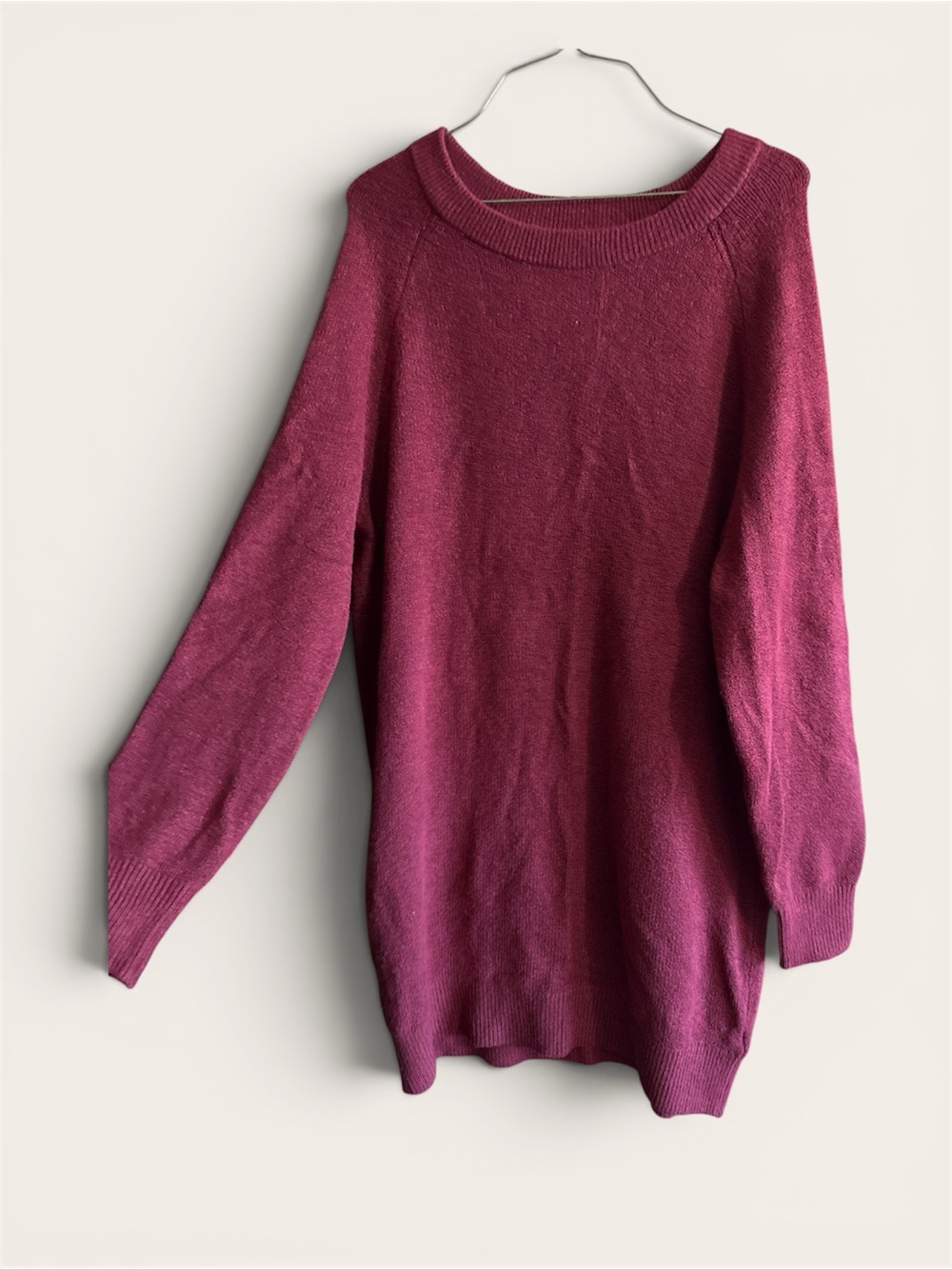 Old Navy Scoopneck Sweater Dress in Maroon